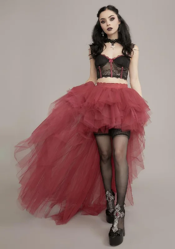 Wine Nymph Princess Tulle Skirt