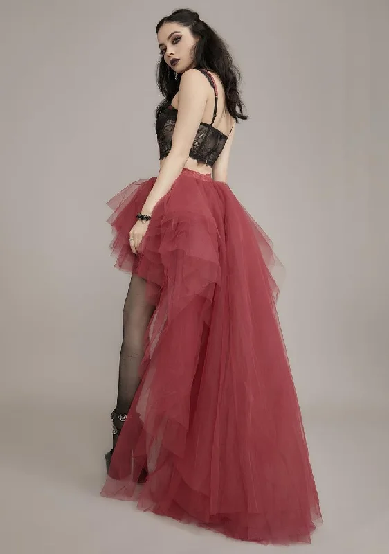 Wine Nymph Princess Tulle Skirt