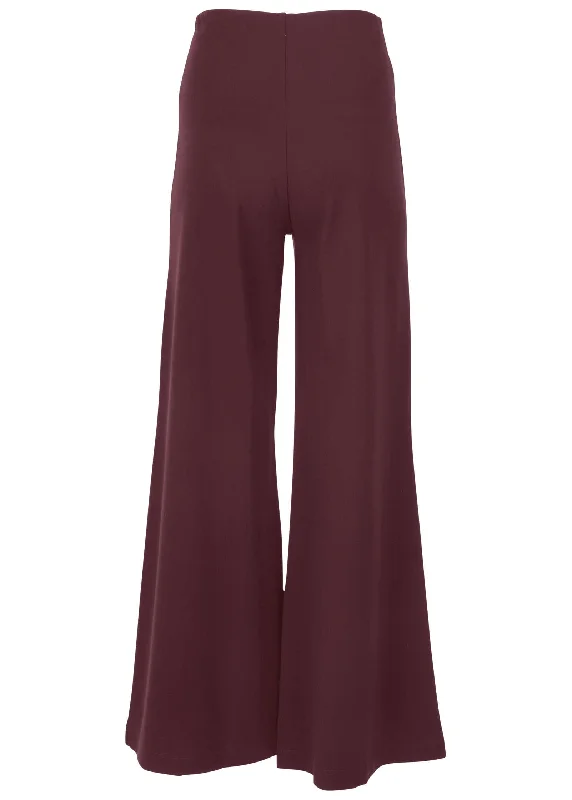 Diana wide leg pants - Wine