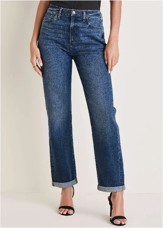 New relaxed fit jeans  - Medium Wash