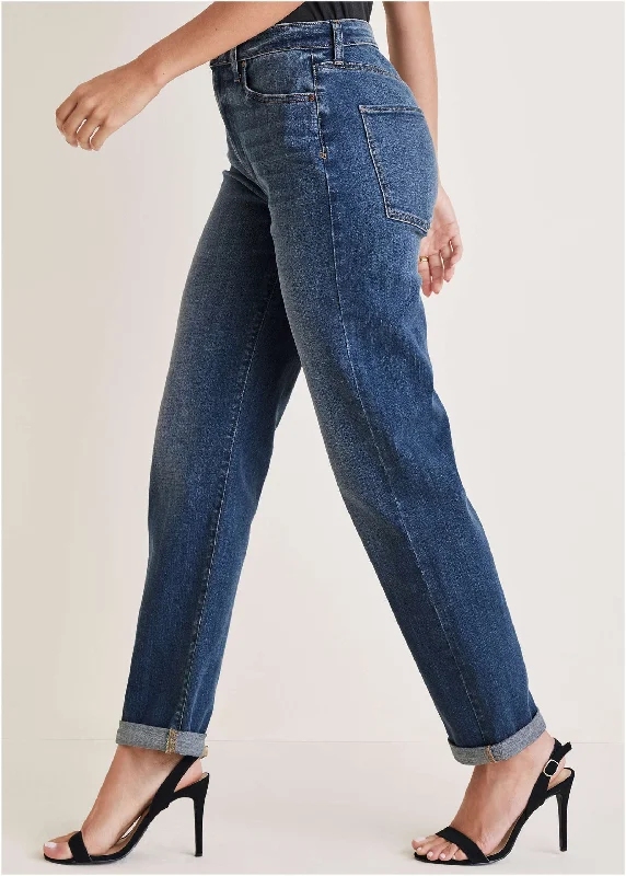 New relaxed fit jeans  - Medium Wash