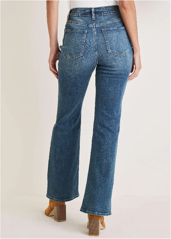 Modern flare jeans  - Medium Wash