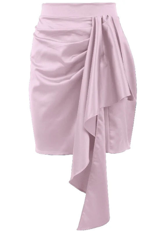 Ruffle mini skirt - Lilac