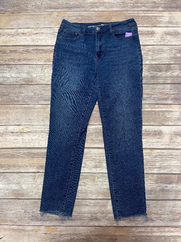 Blue Denim Jeans Straight Max Studio, Size 14