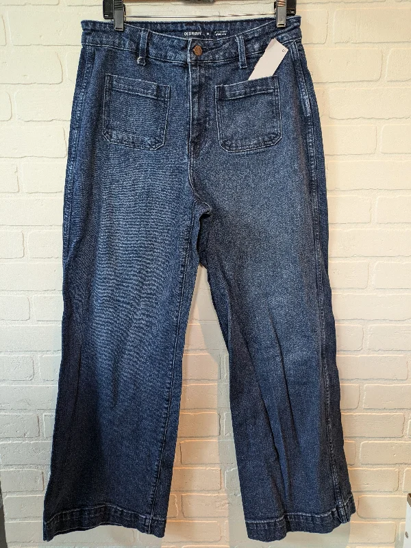 Blue Denim Jeans Wide Leg Old Navy, Size 12