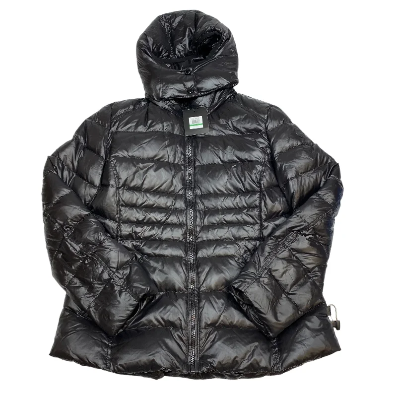 Coat Puffer & Quilted By Andrew Marc In Black, Size: Xl