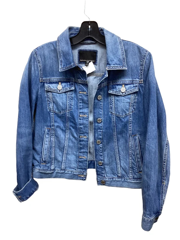 Jacket Denim By Banana Republic In Blue Denim, Size: S