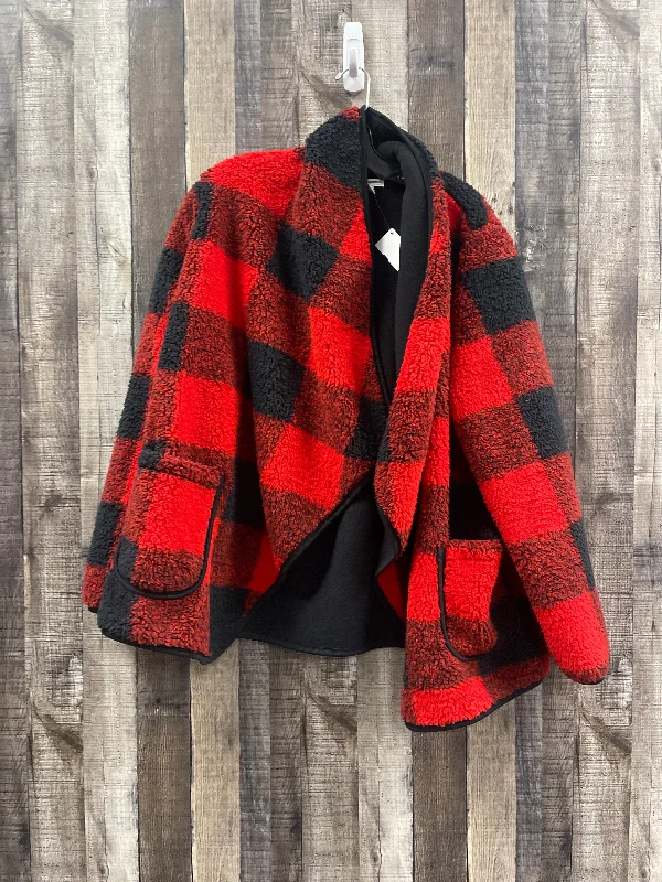 Jacket Fleece By Sonoma In Checkered Pattern, Size: Xl