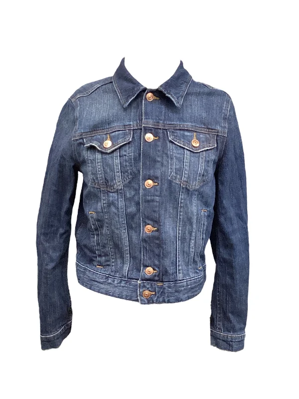 Jacket Other By H&m In Blue Denim, Size: 8