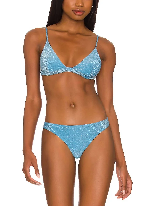 Taga 2-Piece Bikini In Lurex Bermuda