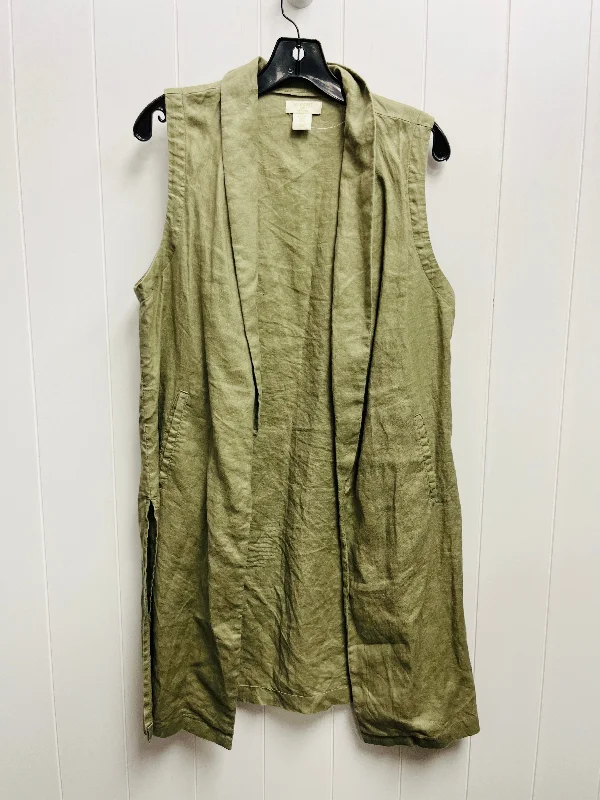 Vest Other By St Tropez In Green, Size: M