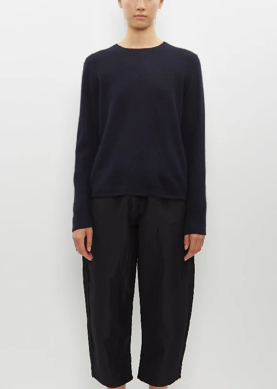 Silk Cashmere and Alpaca Knit — Night