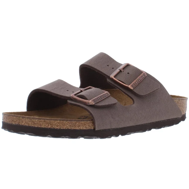 Arizona Womens Buckle Slip On Footbed Sandals