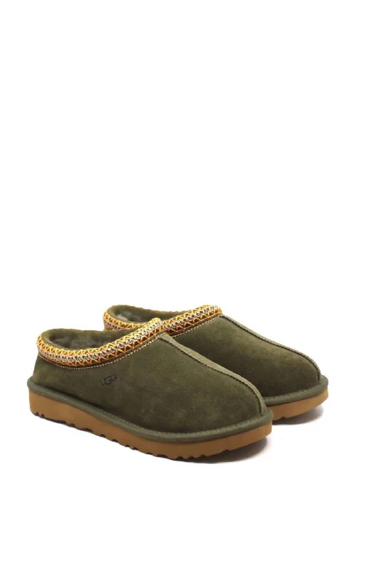 Women's Tasman Slipper In Burnt Olive