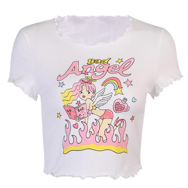 Bad Angel Crop Top