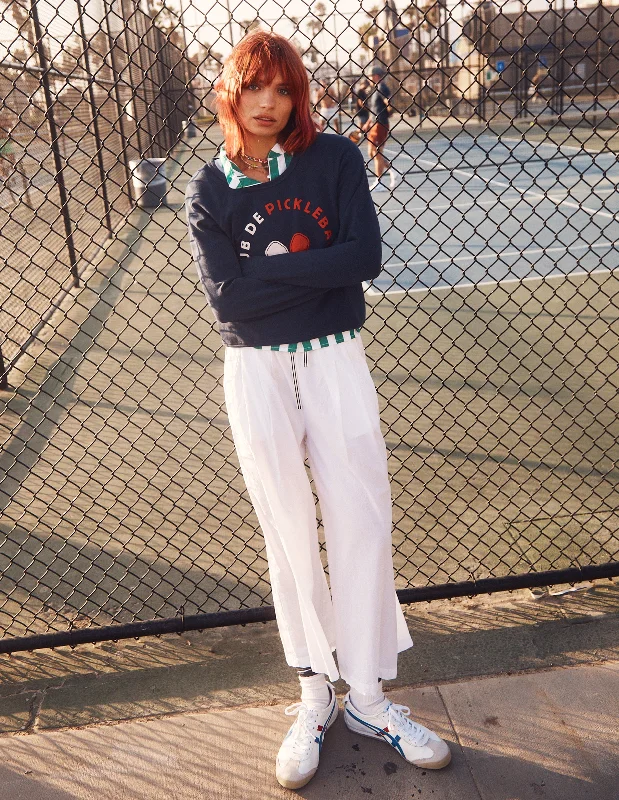 Sundry Club Pickleball Sweatshirt in Navy