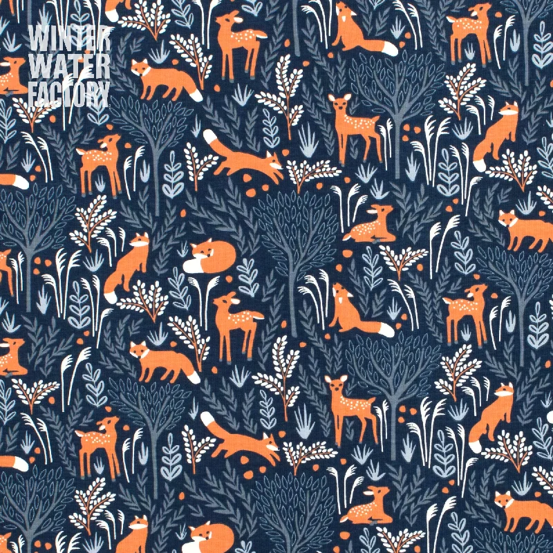 Sweatshirt - Deer & Foxes Night Sky