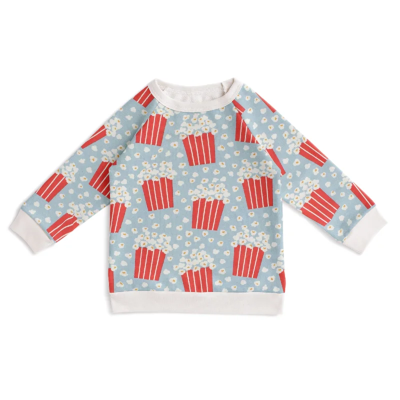 Sweatshirt - Popcorn Sky Blue