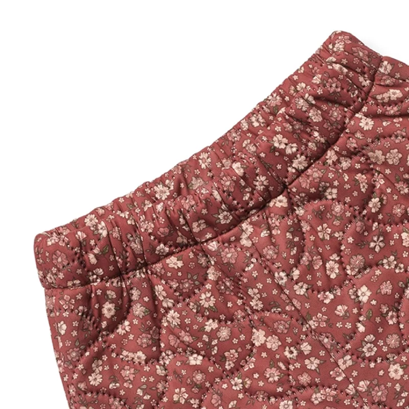 Wheat Thermo Red Flowers Pants Alex