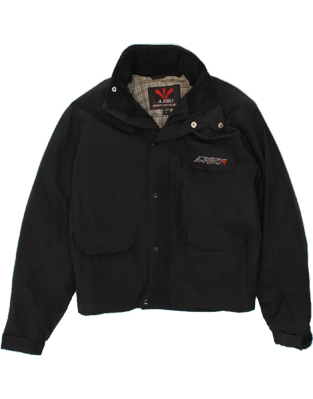 Cool Men's Pea CoatsA - PRO Mens Motorcycle Biker Jacket UK 40 Large Navy Blue