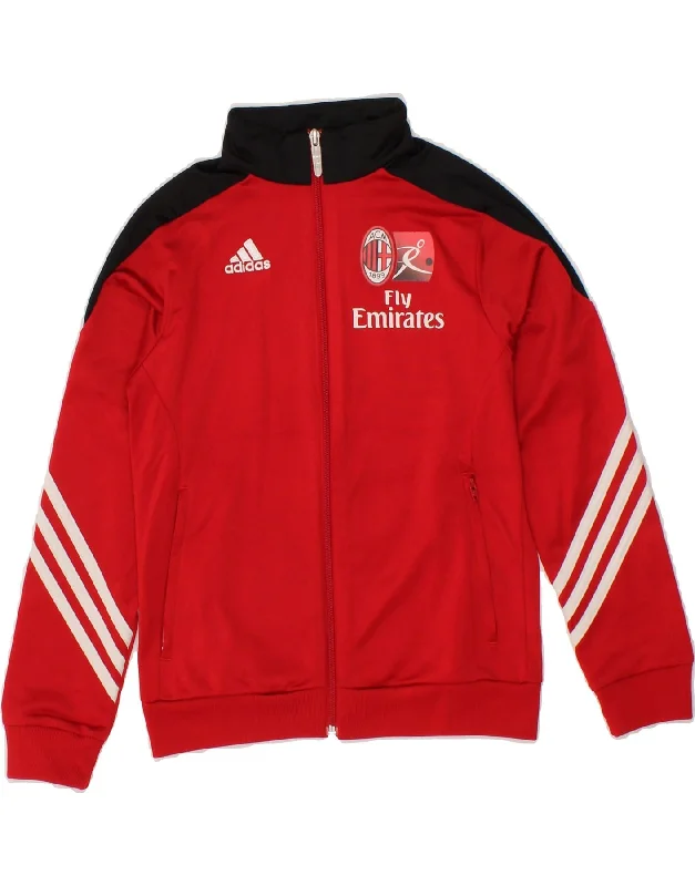 Men's Coats with Inner PocketsADIDAS Boys AC Milan Graphic Tracksuit Top Jacket 9-10 Years Medium Red Men's Coats with Inner PocketsADIDAS Boys AC Milan Graphic Tracksuit Top Jacket 9-10 Years Medium Red