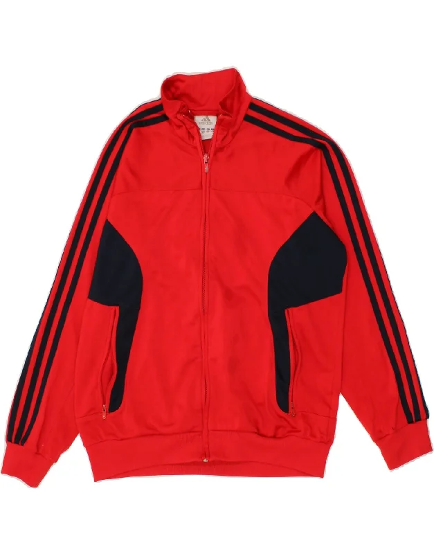 Men's Coats with Water-Repellent FabricADIDAS Boys Graphic Tracksuit Top Jacket 13-14 Years Red Colourblock Men's Coats with Water-Repellent FabricADIDAS Boys Graphic Tracksuit Top Jacket 13-14 Years Red Colourblock