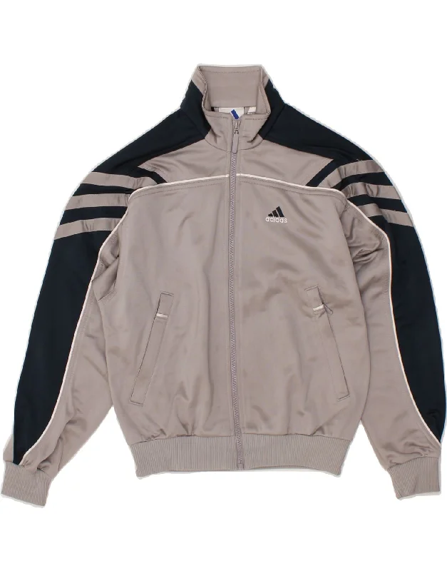 Men's Coats with Wind-Resistant FabricADIDAS Boys Graphic Tracksuit Top Jacket 9-10 Years Grey Colourblock Men's Coats with Wind-Resistant FabricADIDAS Boys Graphic Tracksuit Top Jacket 9-10 Years Grey Colourblock