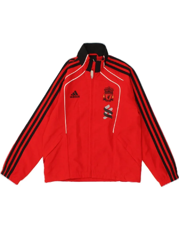 Men's Coats with Velcro ClosuresADIDAS Boys Liverpool Tracksuit Top Jacket 7-8 Years Red Polyester Men's Coats with Velcro ClosuresADIDAS Boys Liverpool Tracksuit Top Jacket 7-8 Years Red Polyester