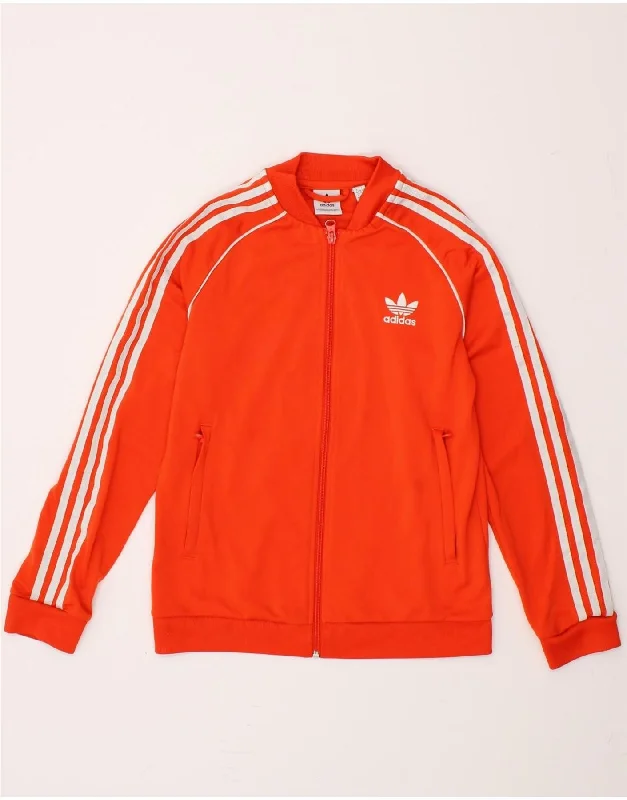 Men's Coats for Winter CampingADIDAS Boys Tracksuit Top Jacket 11-12 Years Red Polyester