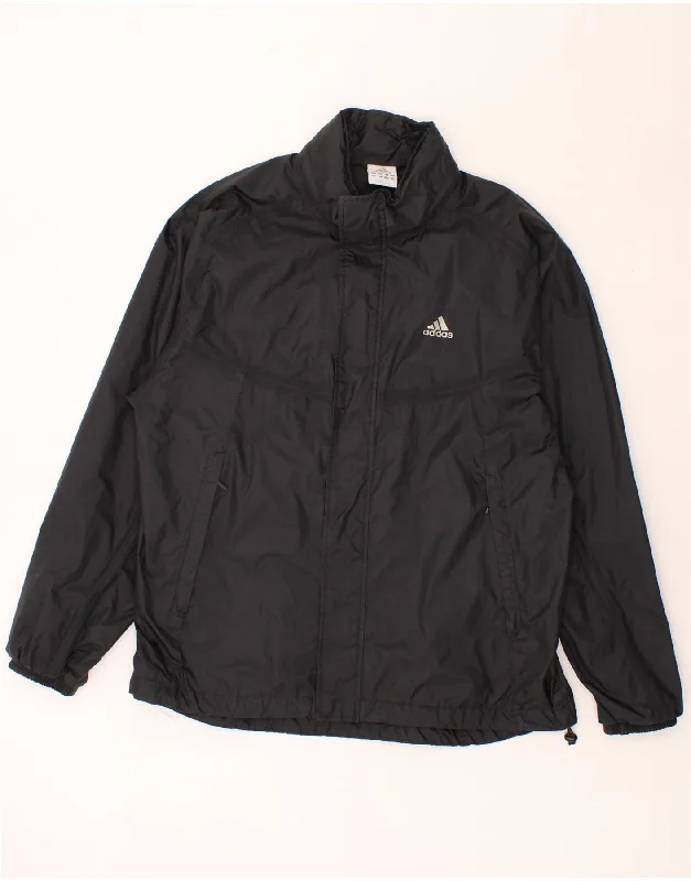 Men's Coats for Dressy OccasionsADIDAS Mens Graphic Hooded Rain Jacket UK 40 Large Black Nylon Men's Coats for Dressy OccasionsADIDAS Mens Graphic Hooded Rain Jacket UK 40 Large Black Nylon