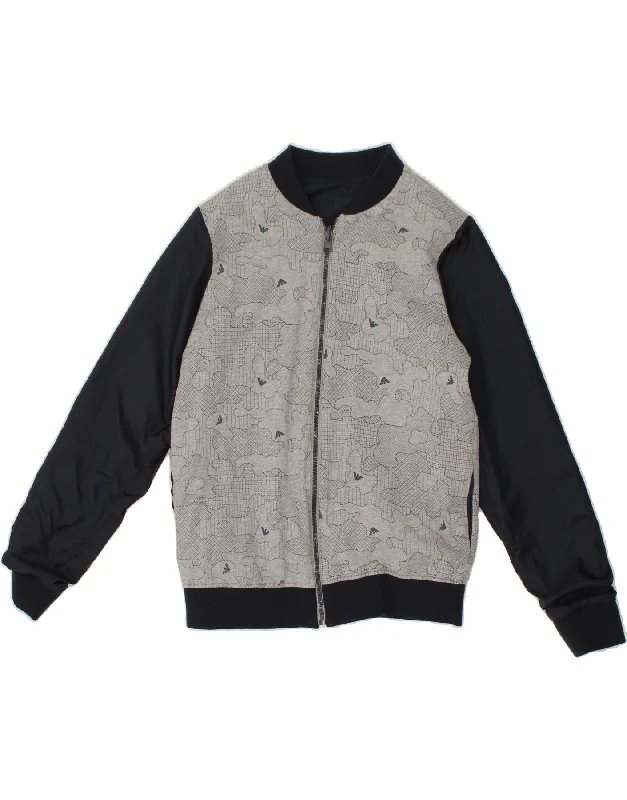 Men's Coats with Vintage StyleARMANI JUNIOR Boys Bomber Reversible Jacket 13-14 Years Navy Blue Men's Coats with Vintage StyleARMANI JUNIOR Boys Bomber Reversible Jacket 13-14 Years Navy Blue