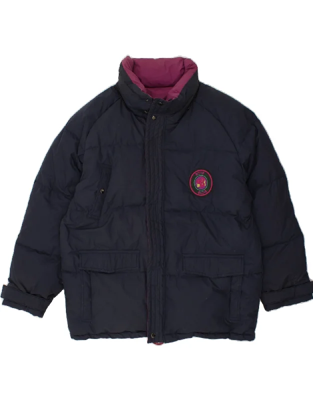 Men's Coats for TravelBRUGI Mens Reversible Padded Jacket UK 42 XL Navy Blue Polyester Men's Coats for TravelBRUGI Mens Reversible Padded Jacket UK 42 XL Navy Blue Polyester