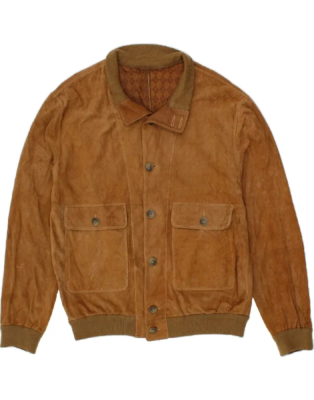 Men's Coats with VentilationBURLINGTON Mens Suede Bomber Jacket IT 54 2XL Brown Suede Men's Coats with VentilationBURLINGTON Mens Suede Bomber Jacket IT 54 2XL Brown Suede
