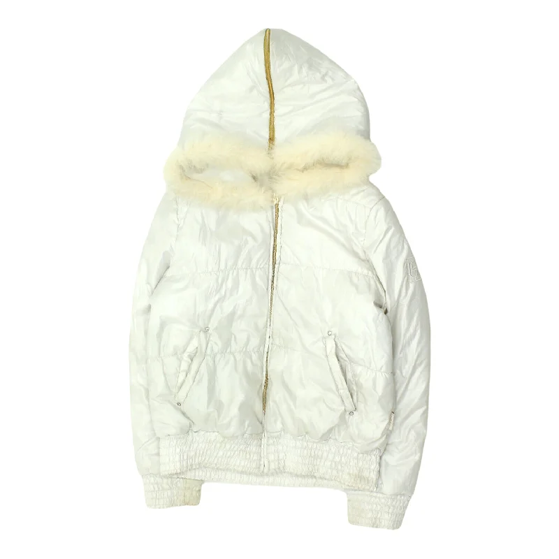 Men's Coats for SpringByblos Junior Club Kids White Faux Fur Hooded Padded Jacket | Boys Girl Designer Men's Coats for SpringByblos Junior Club Kids White Faux Fur Hooded Padded Jacket | Boys Girl Designer