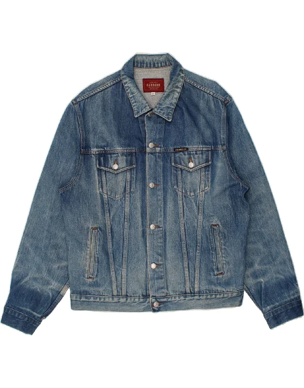 Men's Coats with ButtonsCARRERA Mens Denim Jacket UK 44 2XL Blue