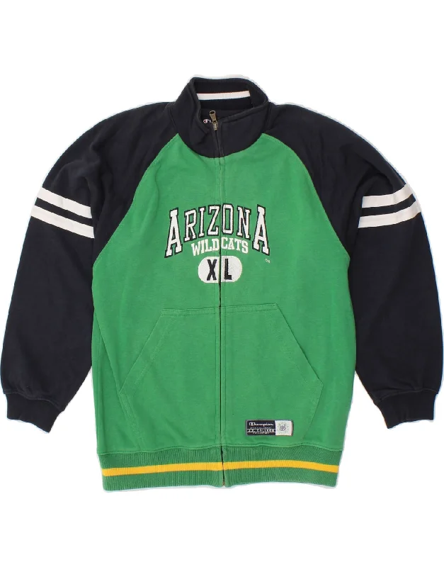 Men's Coats for SkiingCHAMPION Boys Arizona Graphic Tracksuit Top Jacket 9-10 Years Medium Green