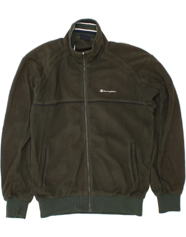 Men's Coats with Water-Repellent FabricCHAMPION Mens Fleece Jacket UK 38 Medium Green Men's Coats with Water-Repellent FabricCHAMPION Mens Fleece Jacket UK 38 Medium Green