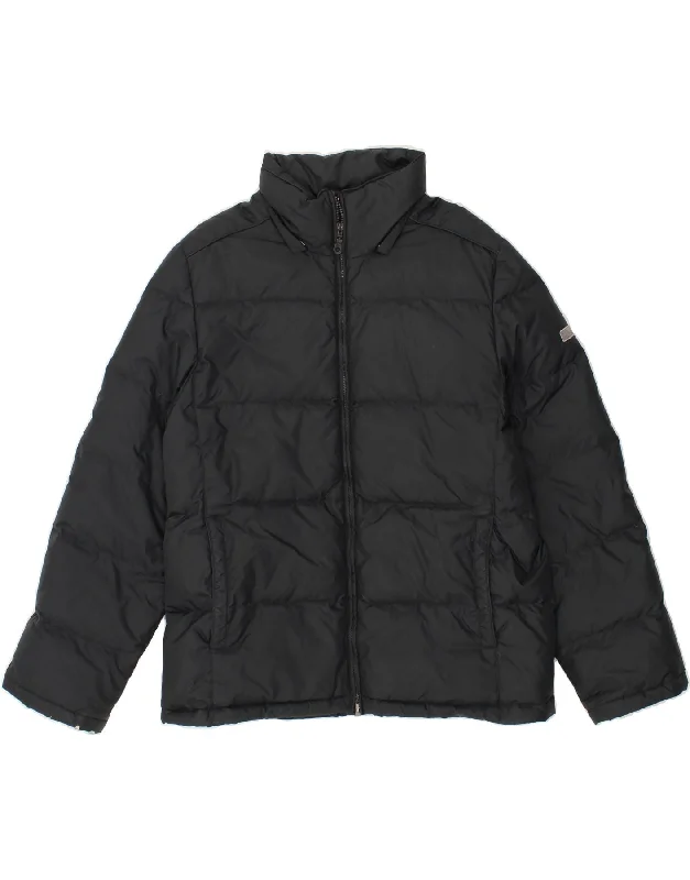 Men's Coats with Slim FitsCHAMPION Mens Padded Jacket UK 40 Large Black Polyester