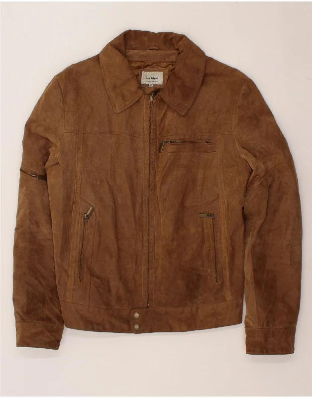 Men's Coats with Breathable FabricCONBIPEL Mens Suede Jacket IT 50 Large Brown Leather Men's Coats with Breathable FabricCONBIPEL Mens Suede Jacket IT 50 Large Brown Leather