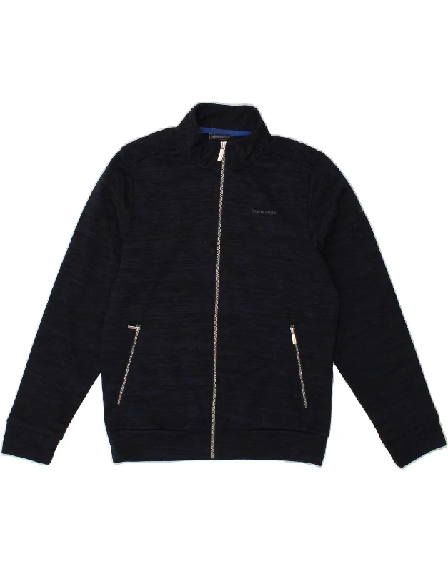 Men's Coats for WorkCRAGHOPPERS Mens Fleece Jacket UK 36 Small Navy Blue Polyester