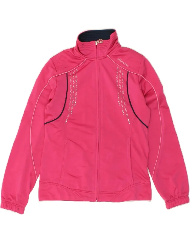 Men's Coats with Multi-Pocket DesignDIADORA Girls Tracksuit Top Jacket 10-11 Years Pink Polyester Men's Coats with Multi-Pocket DesignDIADORA Girls Tracksuit Top Jacket 10-11 Years Pink Polyester