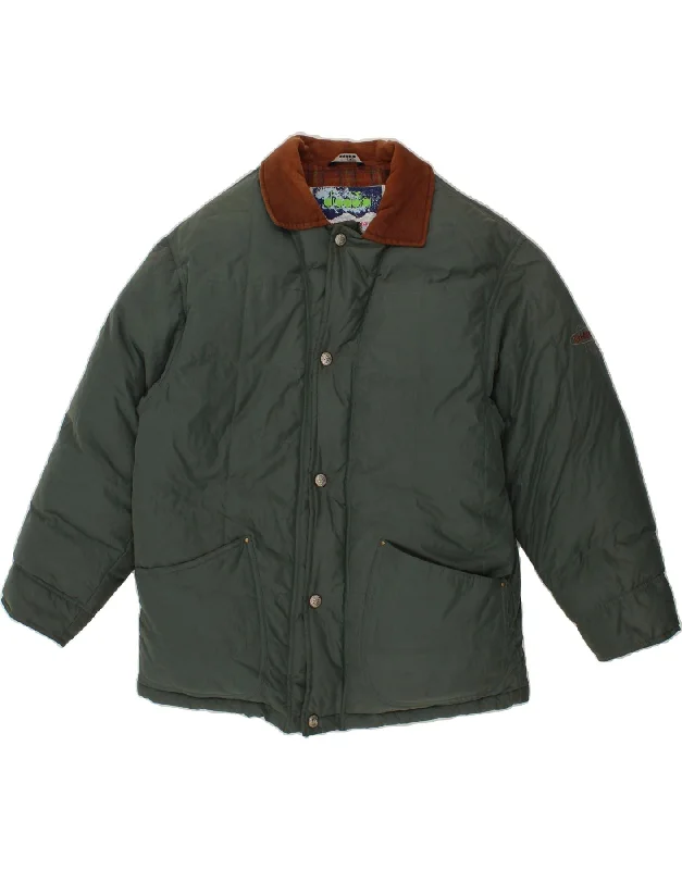 Unique Men's Flight JacketsDIADORA Mens Padded Jacket UK 36 Small Green Polyamide
