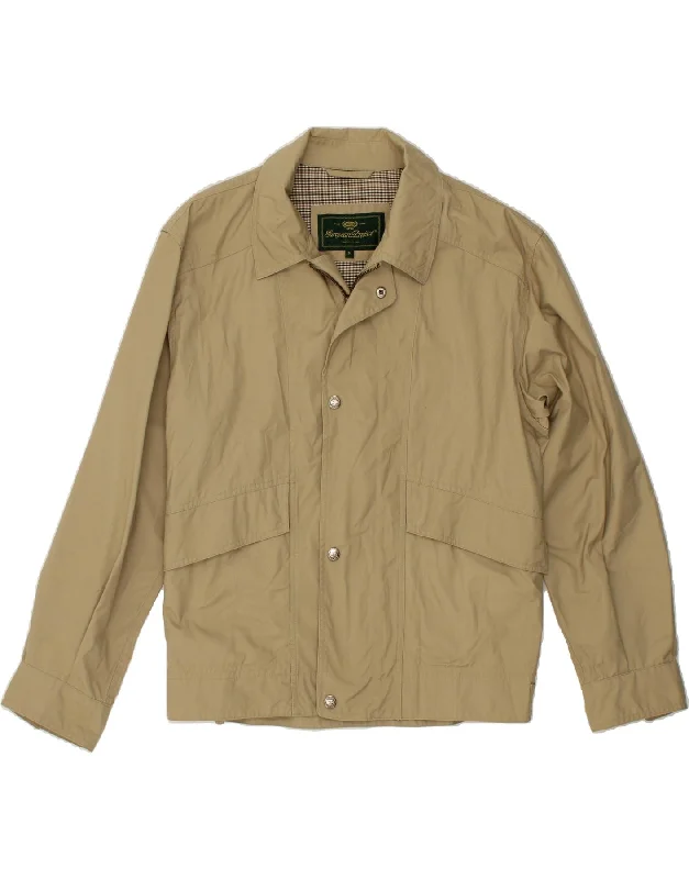 Practical Men's RaincoatsEUROPEAN PROJECT Mens Bomber Jacket UK 38 Medium Beige