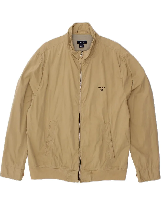 Men's Coats with Belted WaistsGANT Mens Bomber Jacket UK 42 XL Beige