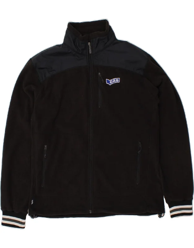Men's Coats for Ice FishingGAS Mens Fleece Jacket UK 40 Large Black Polyester