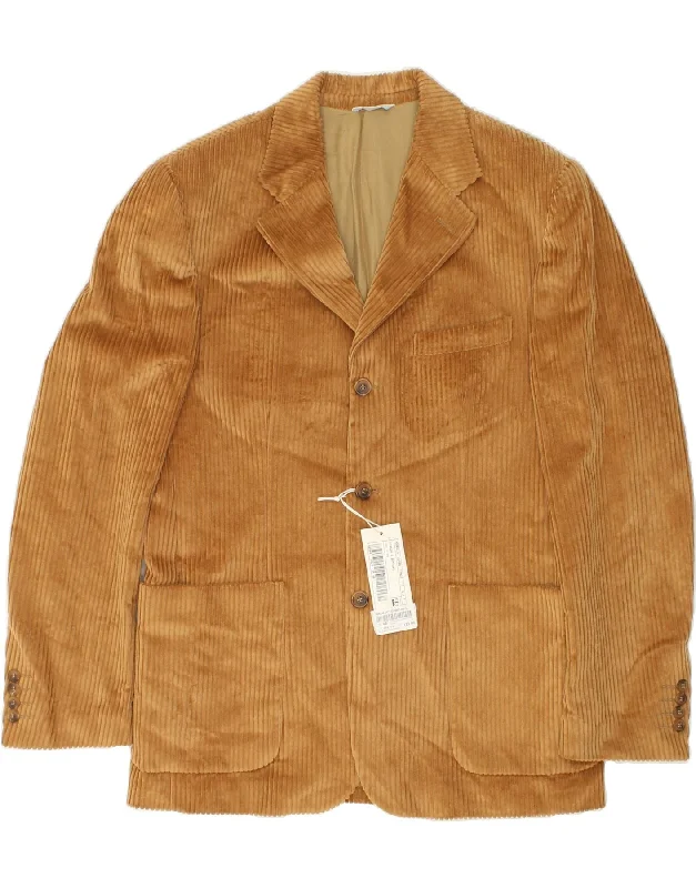Men's Coats with Adjustable HemsHAVANA & CO Mens 3 Button Corduroy Blazer Jacket IT 48 Medium Brown Cotton Men's Coats with Adjustable HemsHAVANA & CO Mens 3 Button Corduroy Blazer Jacket IT 48 Medium Brown Cotton