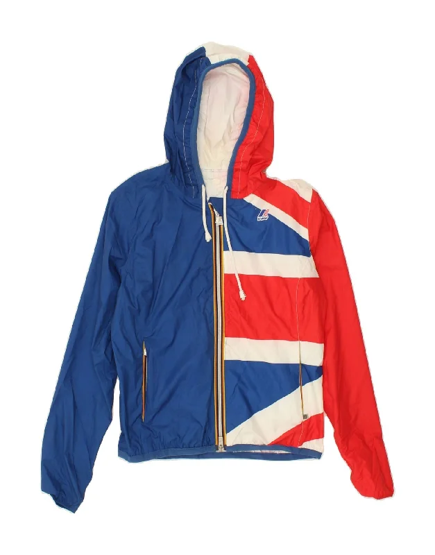Men's Coats for SnowboardingK-WAY Girls Hooded Rain Jacket 6-7 Years Blue Colourblock Polyester Men's Coats for SnowboardingK-WAY Girls Hooded Rain Jacket 6-7 Years Blue Colourblock Polyester
