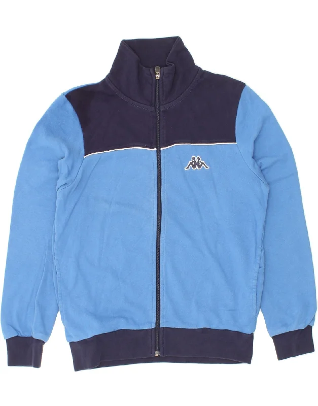 Men's Coats for All SeasonsKAPPA Boys Tracksuit Top Jacket 13-14 Years Blue Cotton