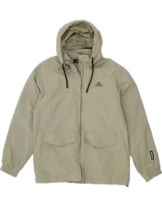 Men's Coats for Every BudgetKAPPA Mens Hooded Rain Jacket UK 36 Small Beige Polyamide Men's Coats for Every BudgetKAPPA Mens Hooded Rain Jacket UK 36 Small Beige Polyamide