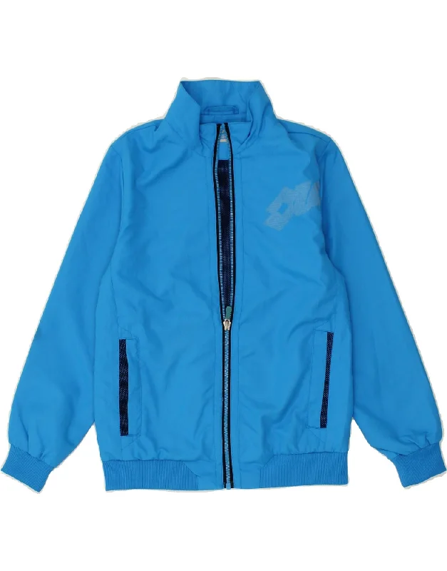 Men's Coats for Everyday WearLOTTO Boys Graphic Tracksuit Top Jacket 10-11 Years Small Blue Polyester Men's Coats for Everyday WearLOTTO Boys Graphic Tracksuit Top Jacket 10-11 Years Small Blue Polyester